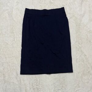 DownEast Navy Pencil Skirt
